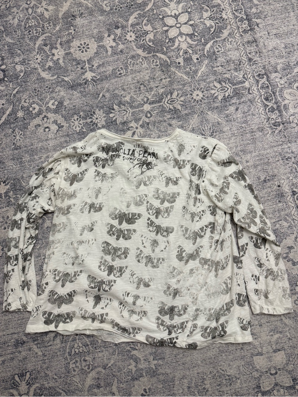 Magnolia Pearl moth long sleeve top - Picture 3 of 5